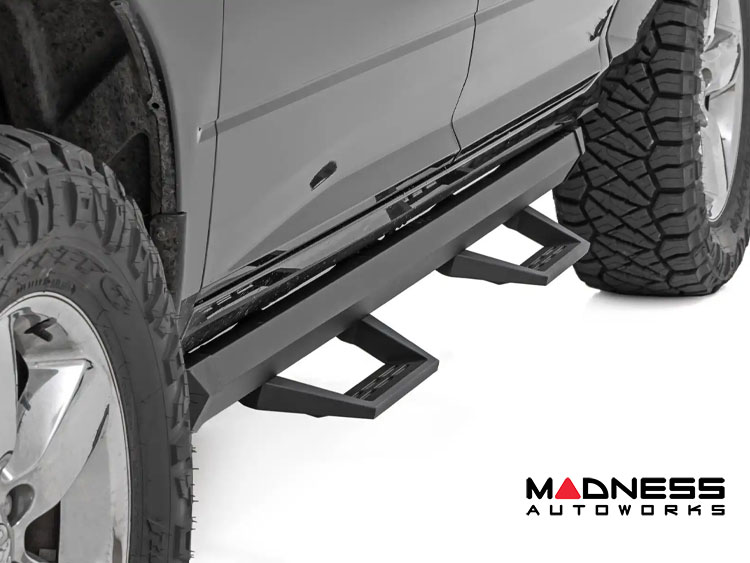 Dodge Ram Side Steps - SRL2 Running Boards - Aluminum - Crew Cab - Rough Country